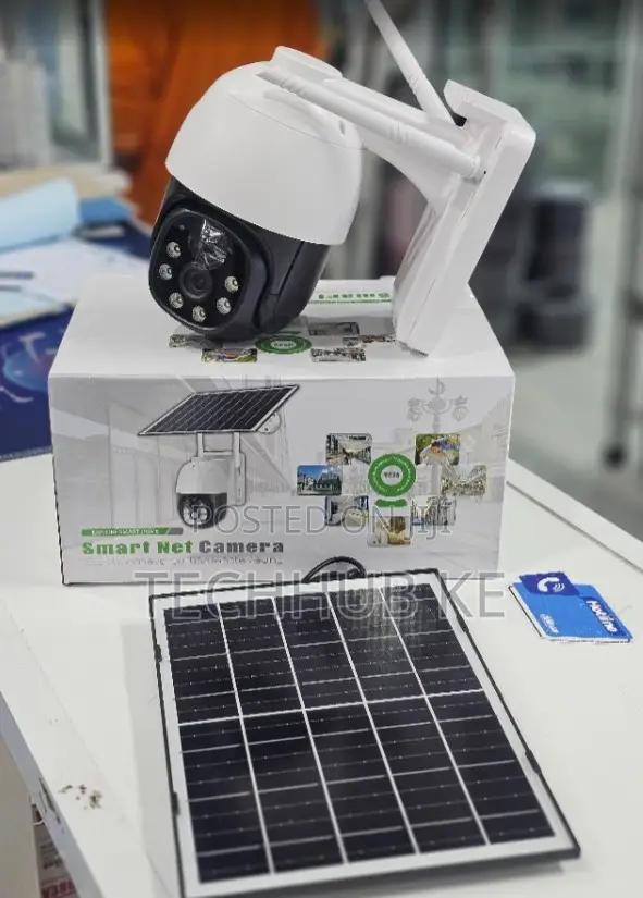 Solar-Powered 360 Degree Camera With 4G SIM Card Outdoor Camera