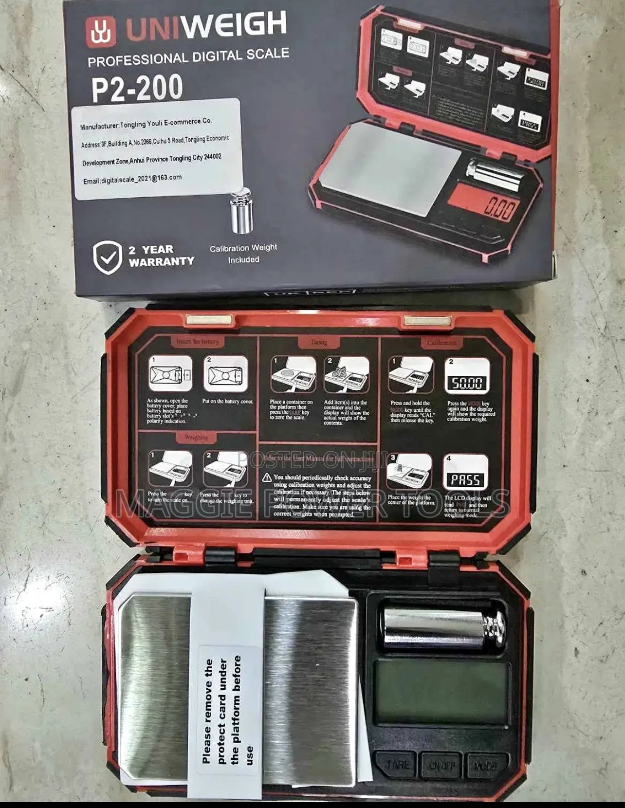 Digital Weighing Scale/Gram Weighing Scale 200g