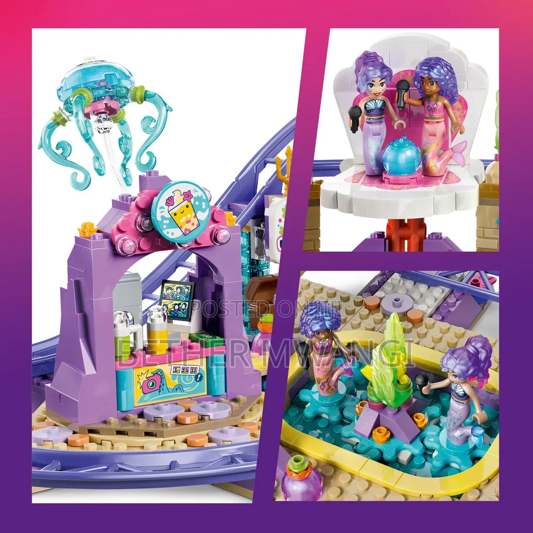 LEGO Friends Mermaid Roller Coaster Ride in Kenya