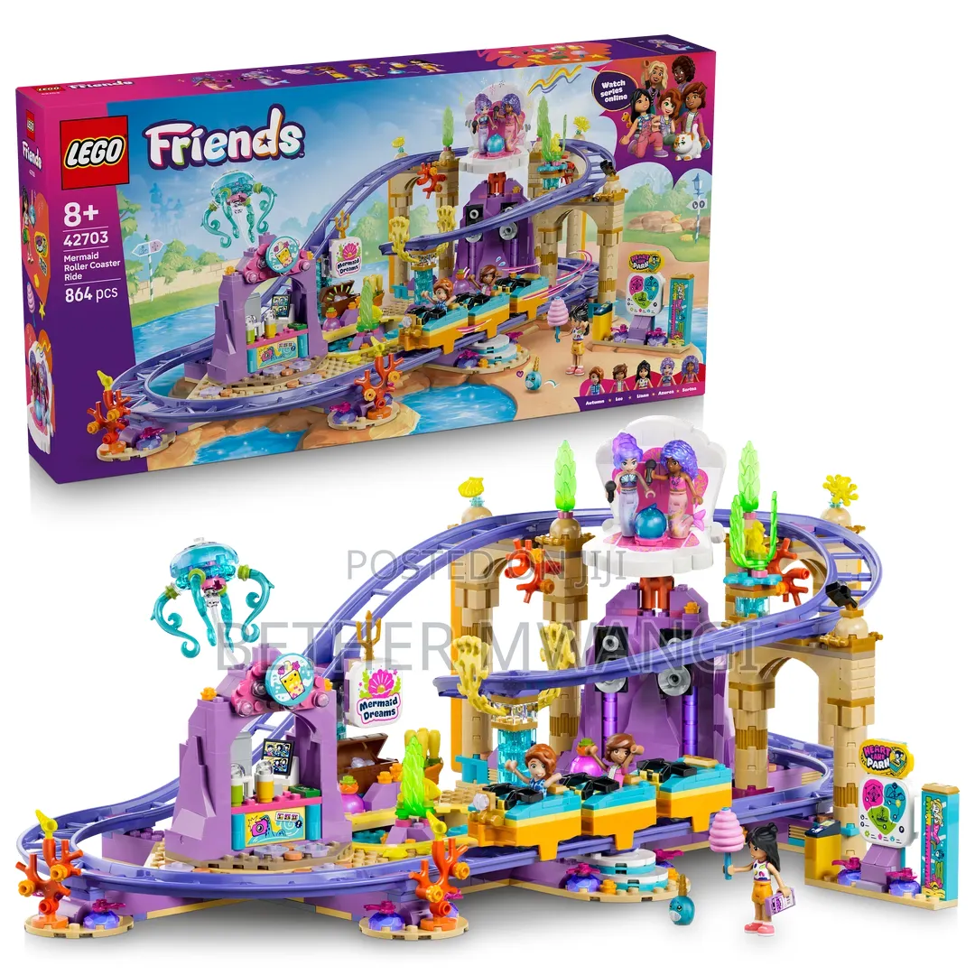 LEGO Friends Mermaid Roller Coaster Ride in Kenya