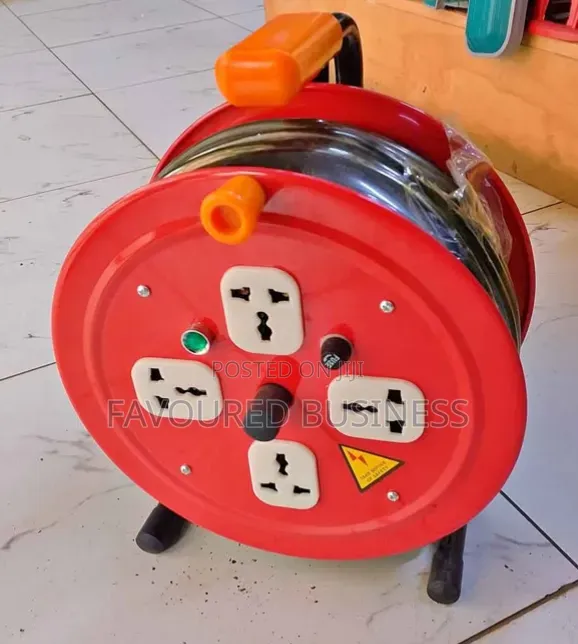 Quality 2.5mm by 25m Extension Cable / Multifunctional 25m Cable Reel