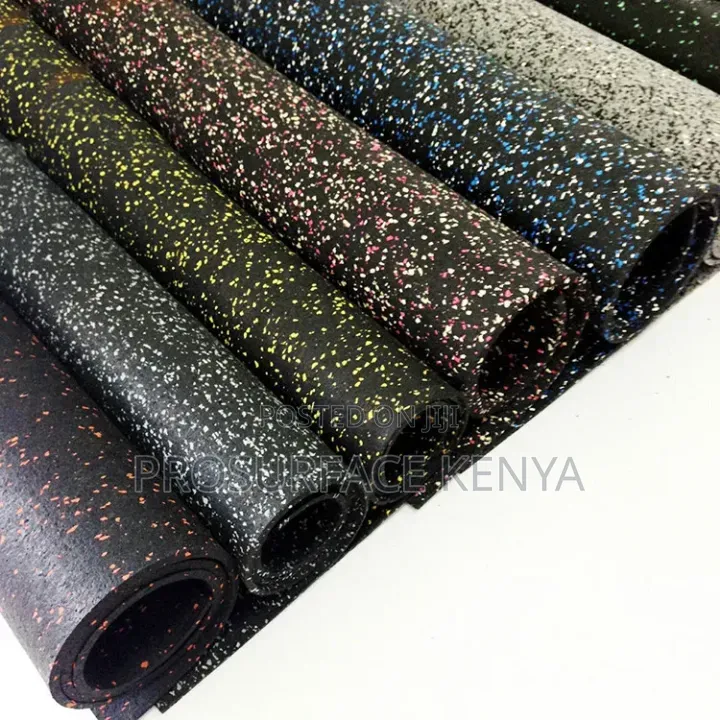 Rubber Fitness Gym Mat – Quality Non Slip Gym Floor
