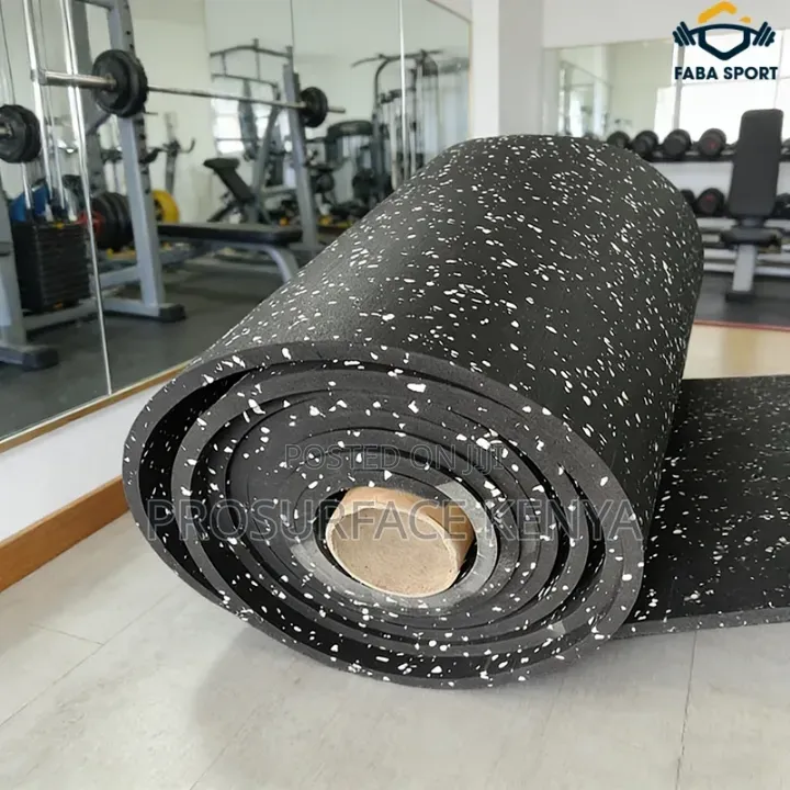 Rubber Fitness Gym Mat – Quality Non Slip Gym Floor