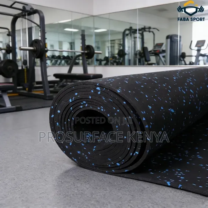 Rubber Fitness Gym Mat – Premium Durable Gym Flooring