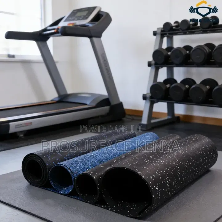 Rubber Fitness Gym Mat – Premium Durable Gym Flooring