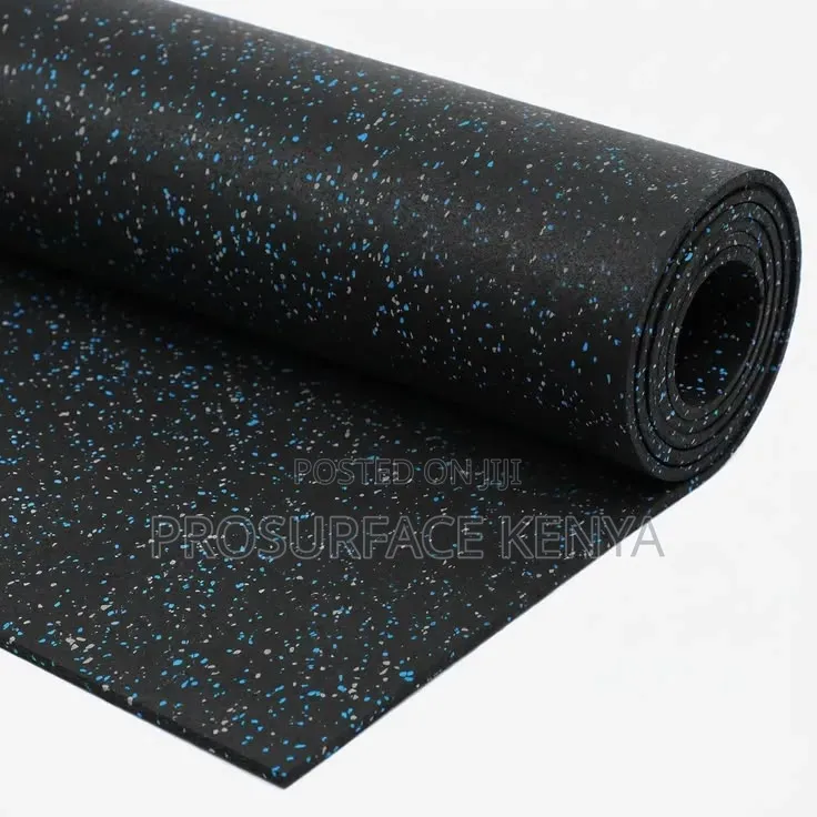 Rubber Fitness Gym Mat – Safe Stable Workout Flooring