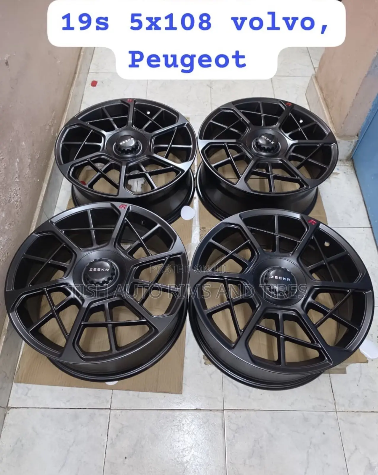 ZEEKR 19 Inch Rims Set Fitting Peugeot/Volvo Rims Set