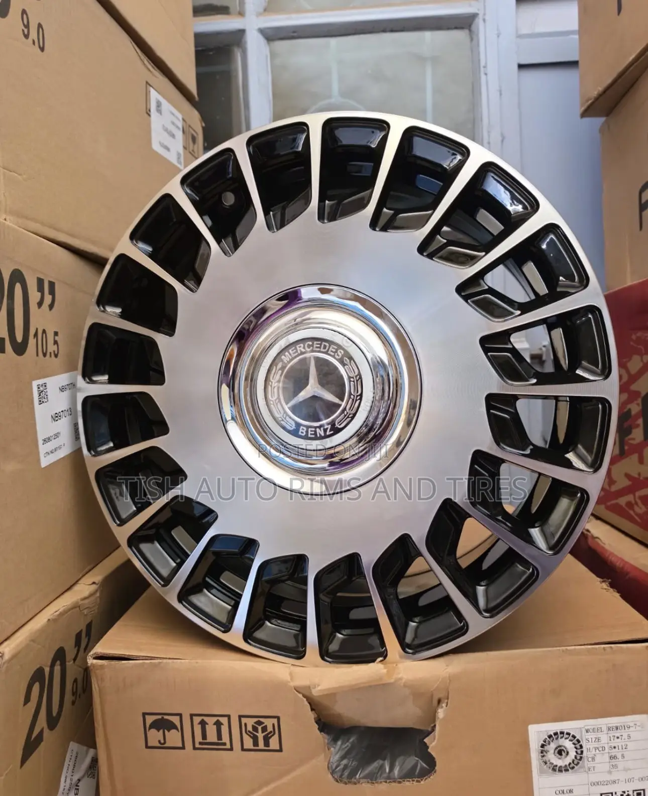 Mercedes Benz 17 Inch Block Rims Set