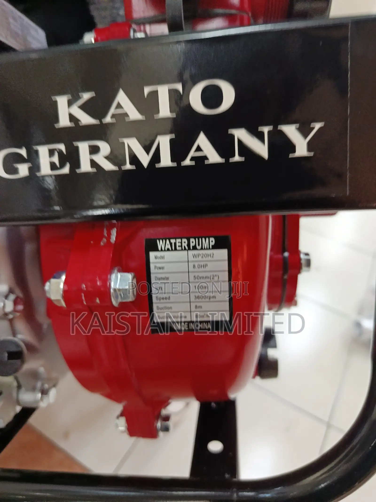 Kato Germany 8HP Water Pump – Kato 2 Inch High Pressure Water Pump