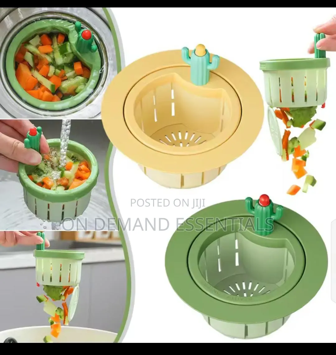 *Cactus Shape Sink Strainer Plastic Kitchen Sink Drain Strainer