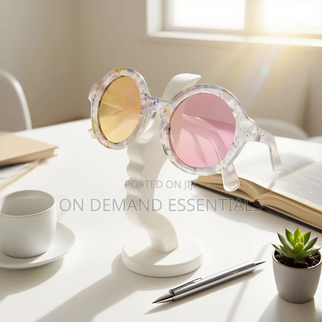 1pcs Eyeglass Stand Glasses Stand Bar Shape Human Side Face