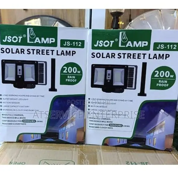 JS-112 200W Solar Street Light With High Brightness