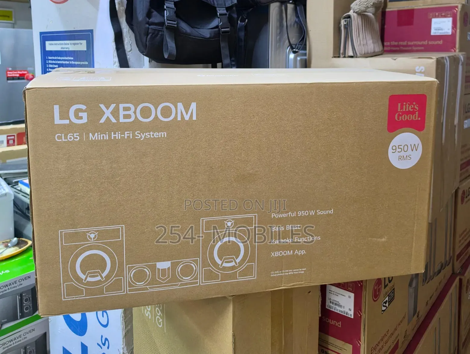 LG XBOOM (CL65) 2CH 950W Karaoke Star Multi Bluetooth Hi-Fi