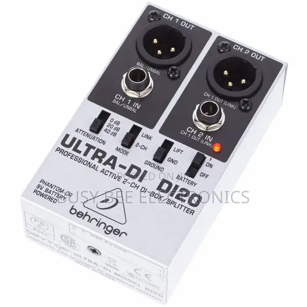 Behringer Professional Active 2-Channel DI Box/Splitter