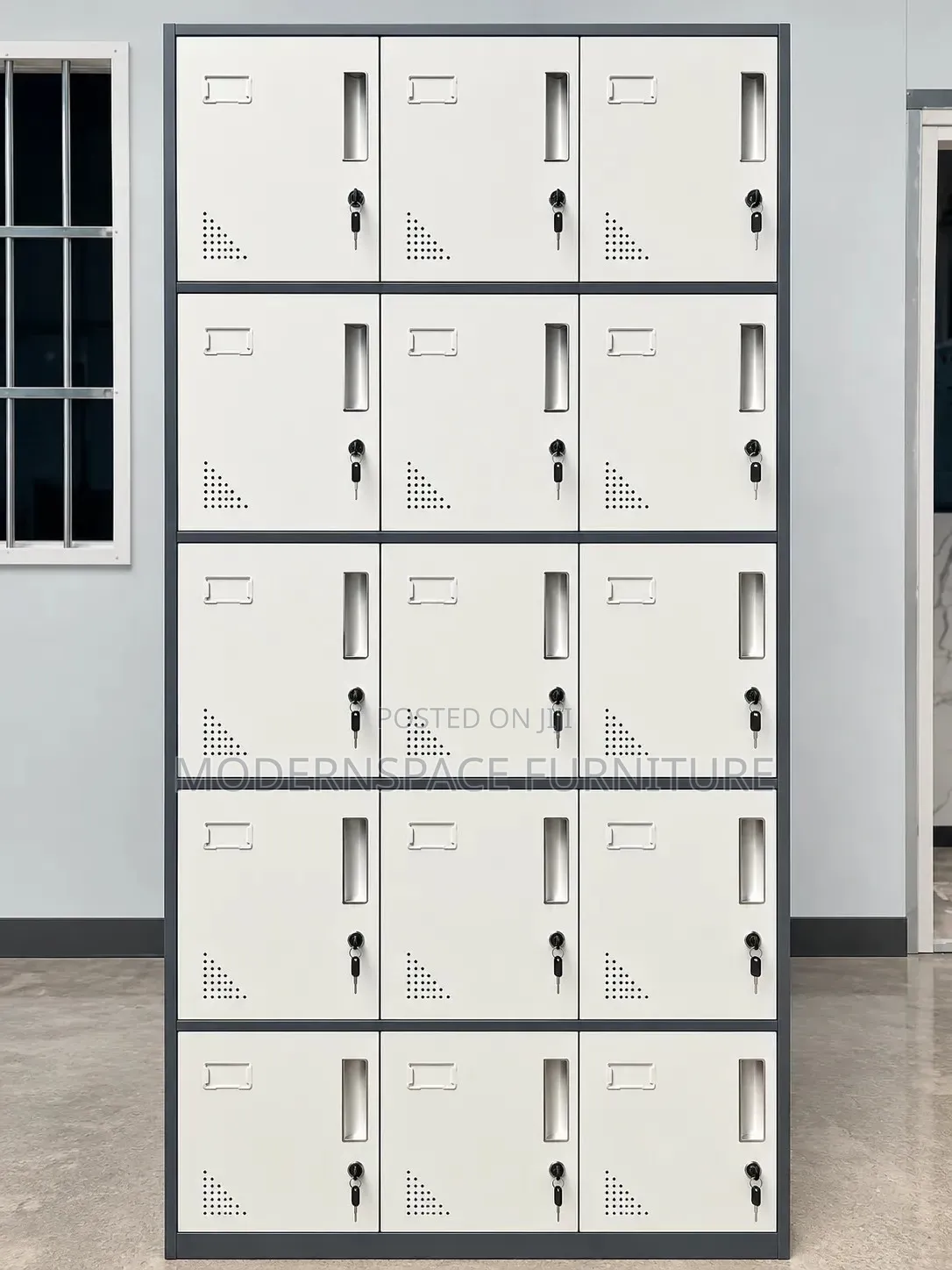 School, Gym & Office Steel Lockers – 15 Door