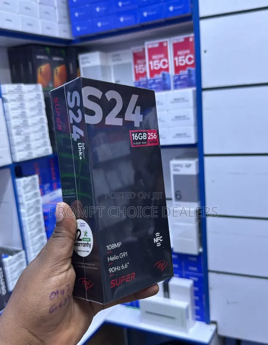 New Itel S24 256 GB Black