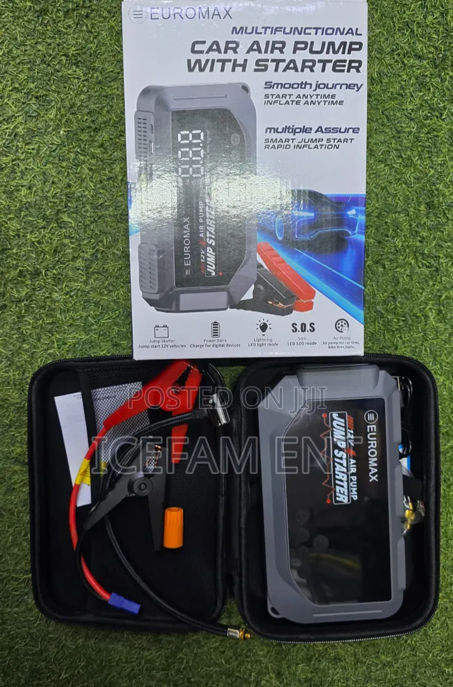 Euromax Jumstarter Tool With Tire Inflator