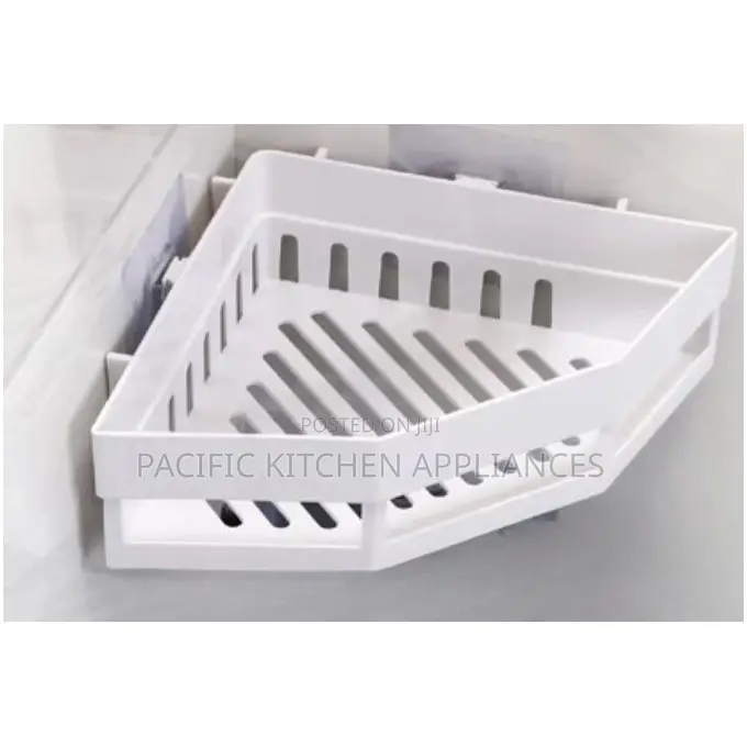 Adhesive Simple Triangular Corner Bathroom/Multipurpose Shelf