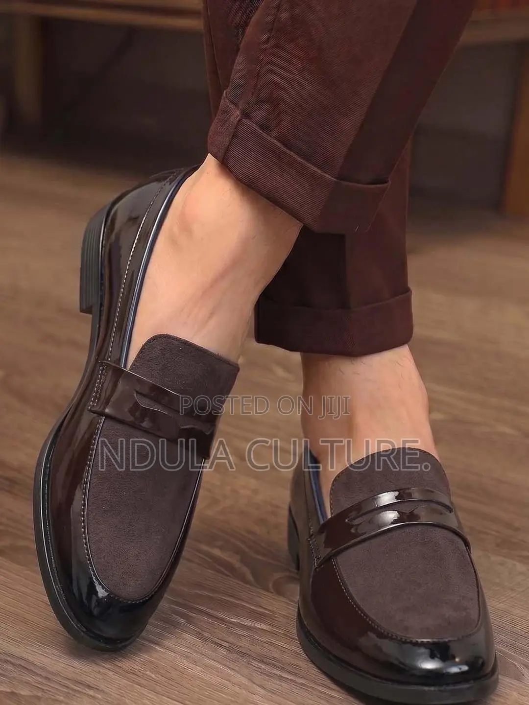Classic Suede Leather Slip on Penny Loafers