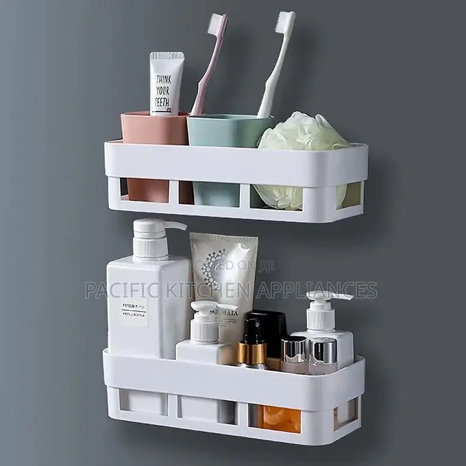 Plastic Kitchen Bathroom Wall Corner Shelf