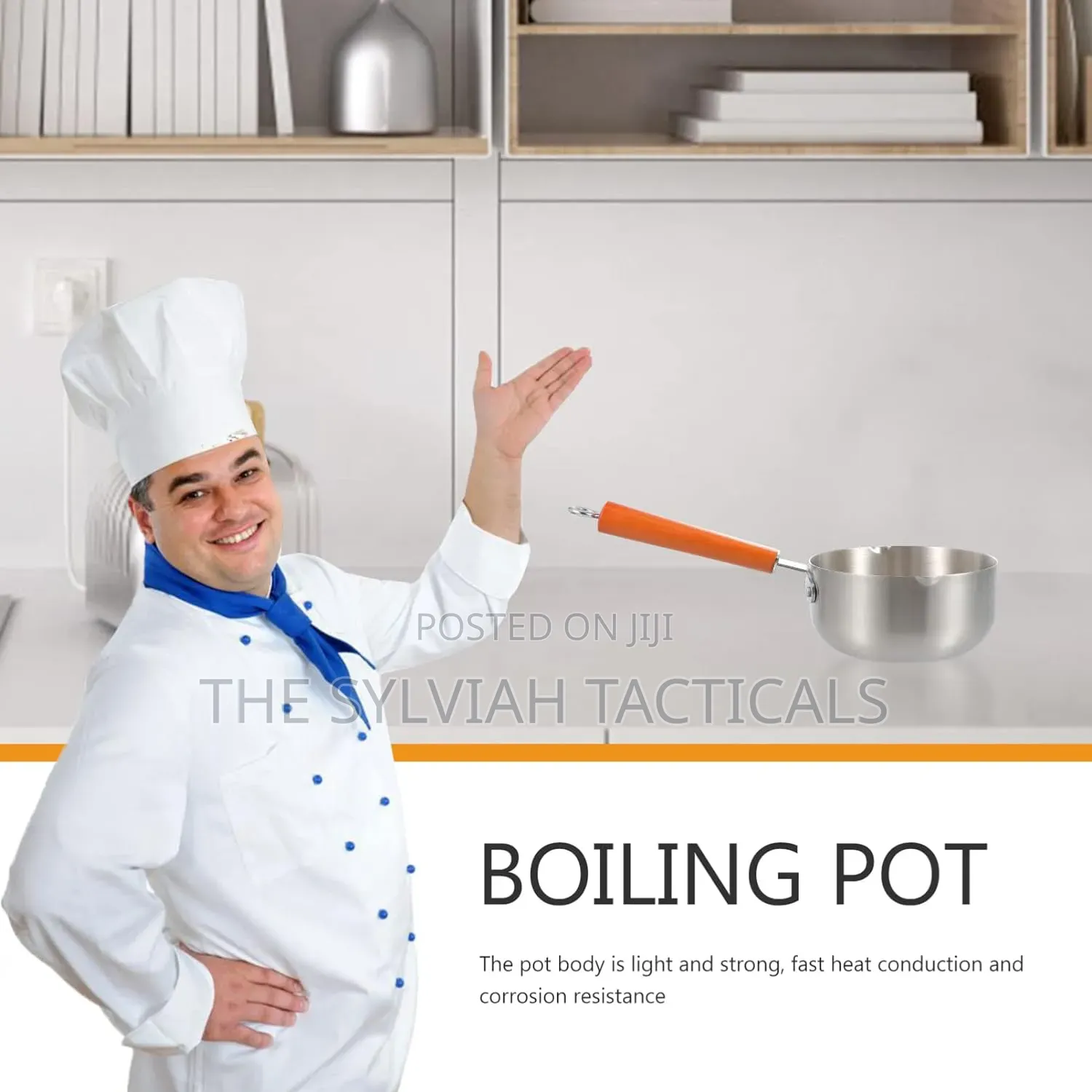 *2L Stainless Steel Non- Stick Calibrated Japanese Pan Noodle Pot,