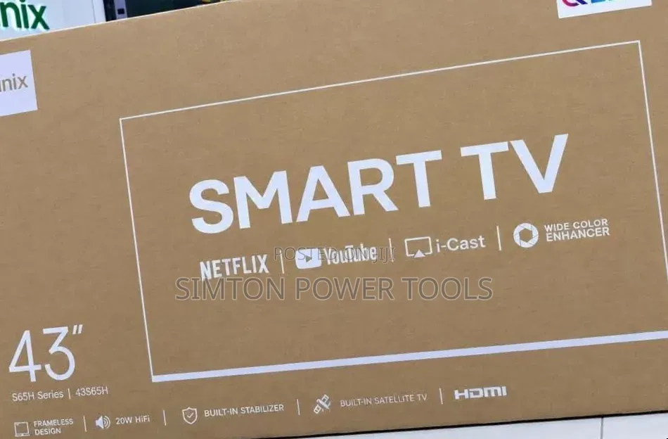 Syinix 43" S65H Series QLED Smart TV.