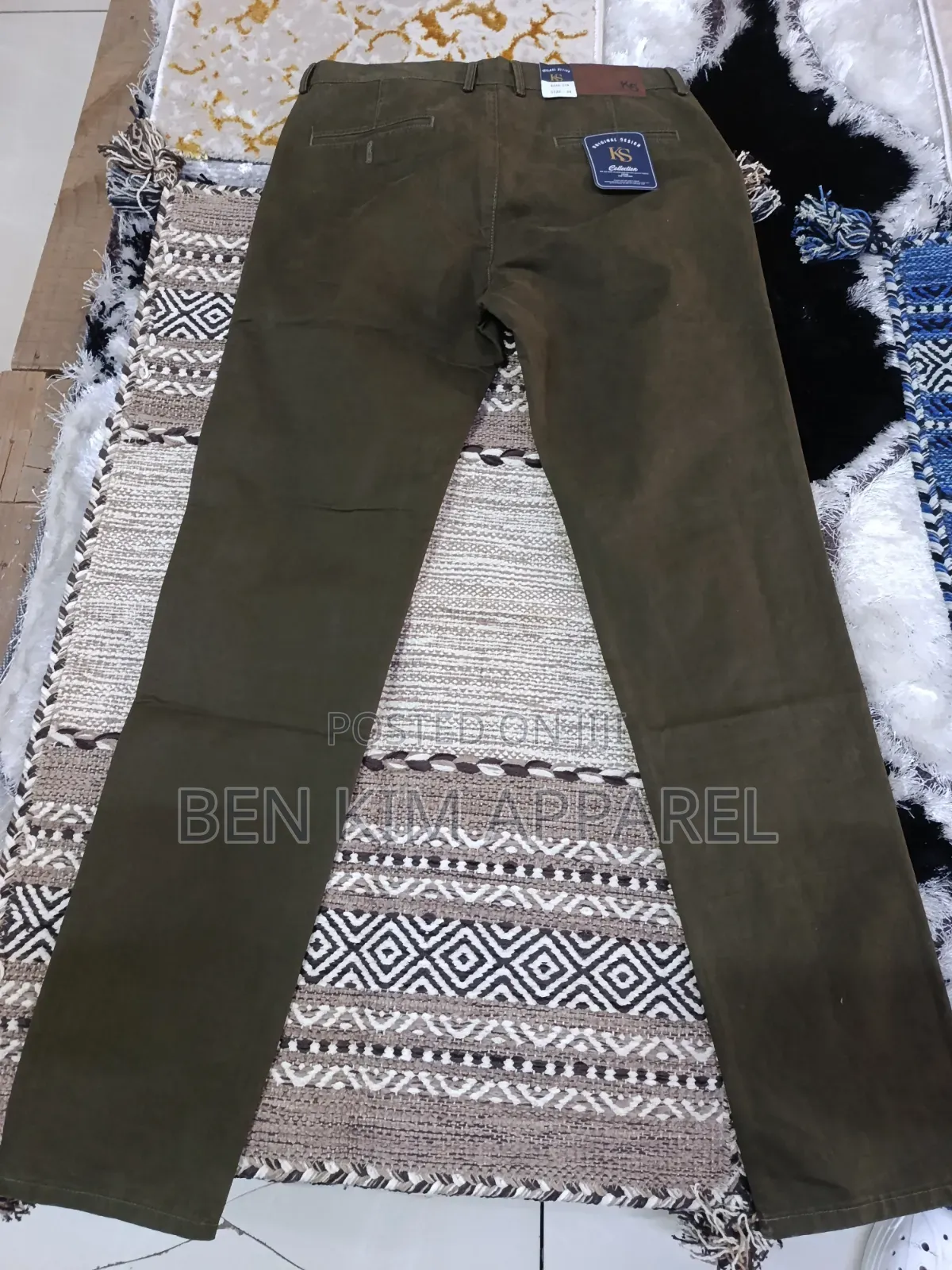 Straight Fit Hard Khakis Jungle Green, Beige, Dark Brown and Navy Blue