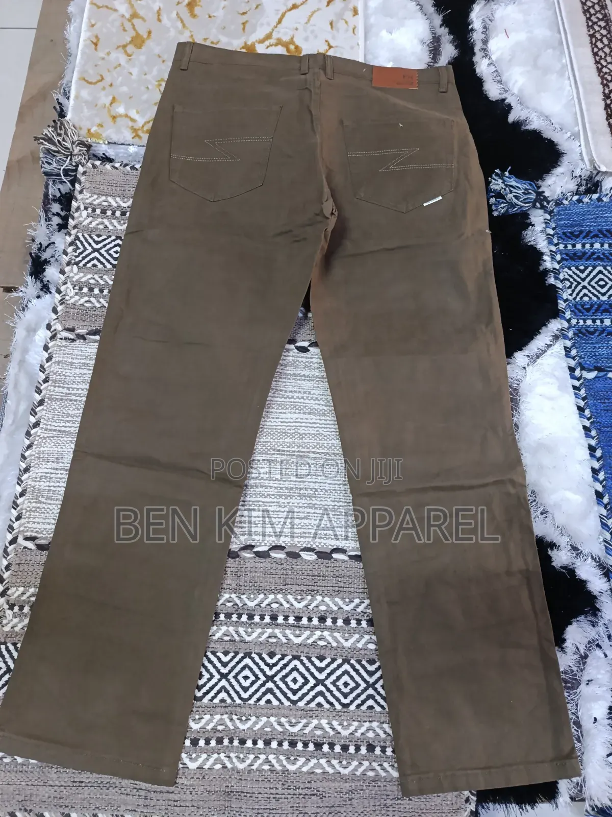 Straight Fit Hard Khakis Jungle Green, Beige, Dark Brown and Navy Blue