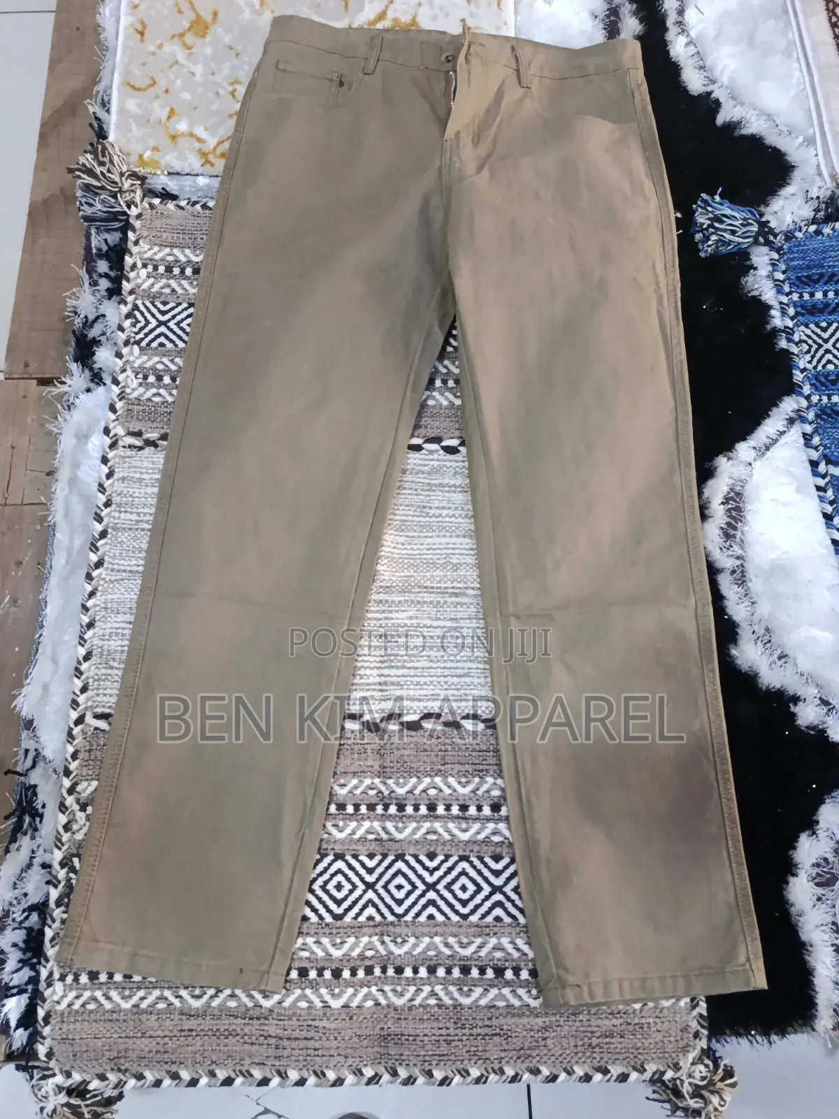 Straight Fit Hard Khakis Jungle Green, Beige, Dark Brown and Navy Blue