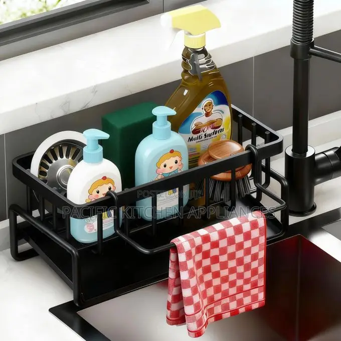 ShebSheb Kitchen Sink Organizer Rack, Sponge Holder for Kitchen