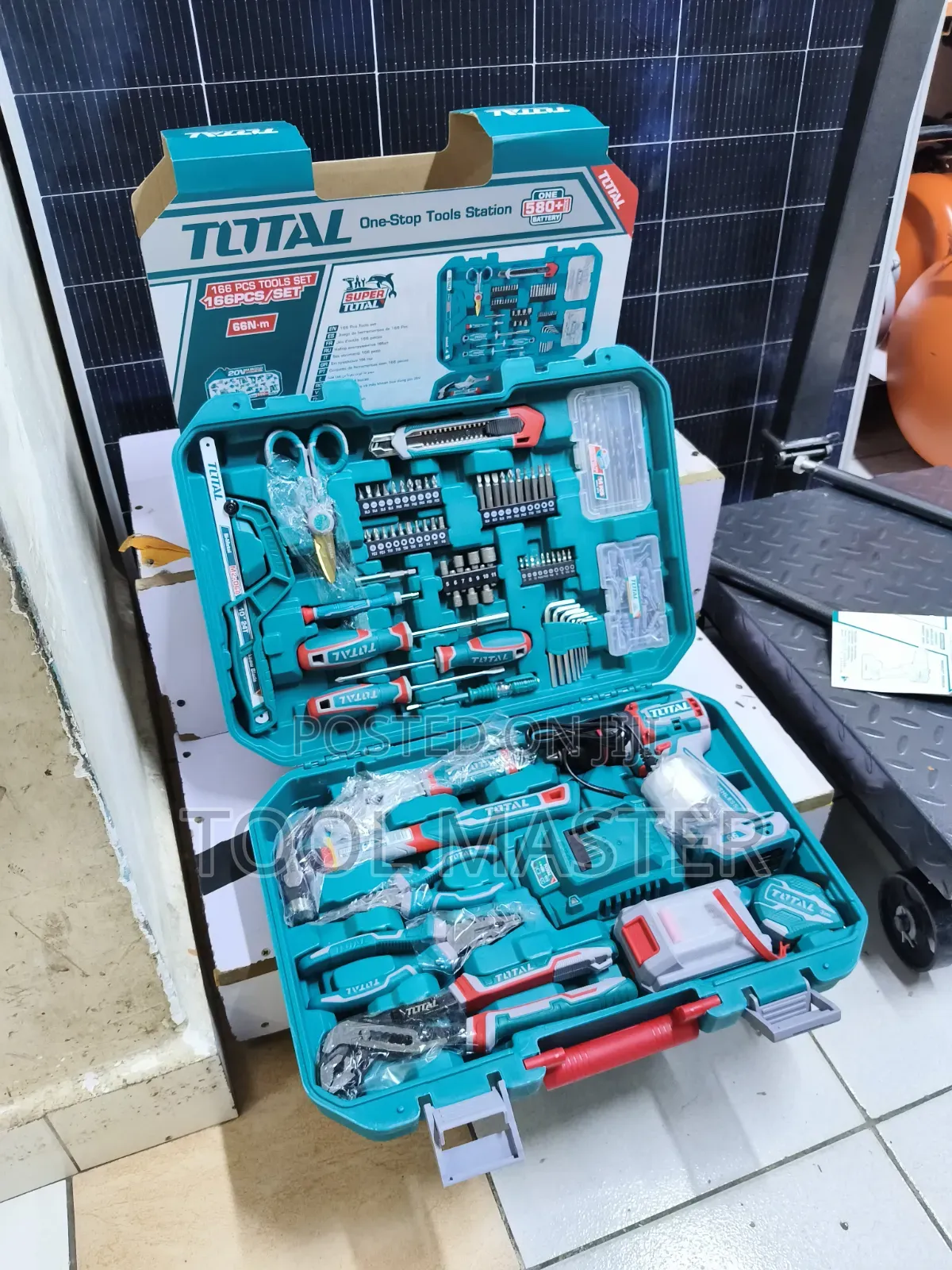 166pc Total Cordles Toolset/Quality 166pc Cordless Total Impacttoolset