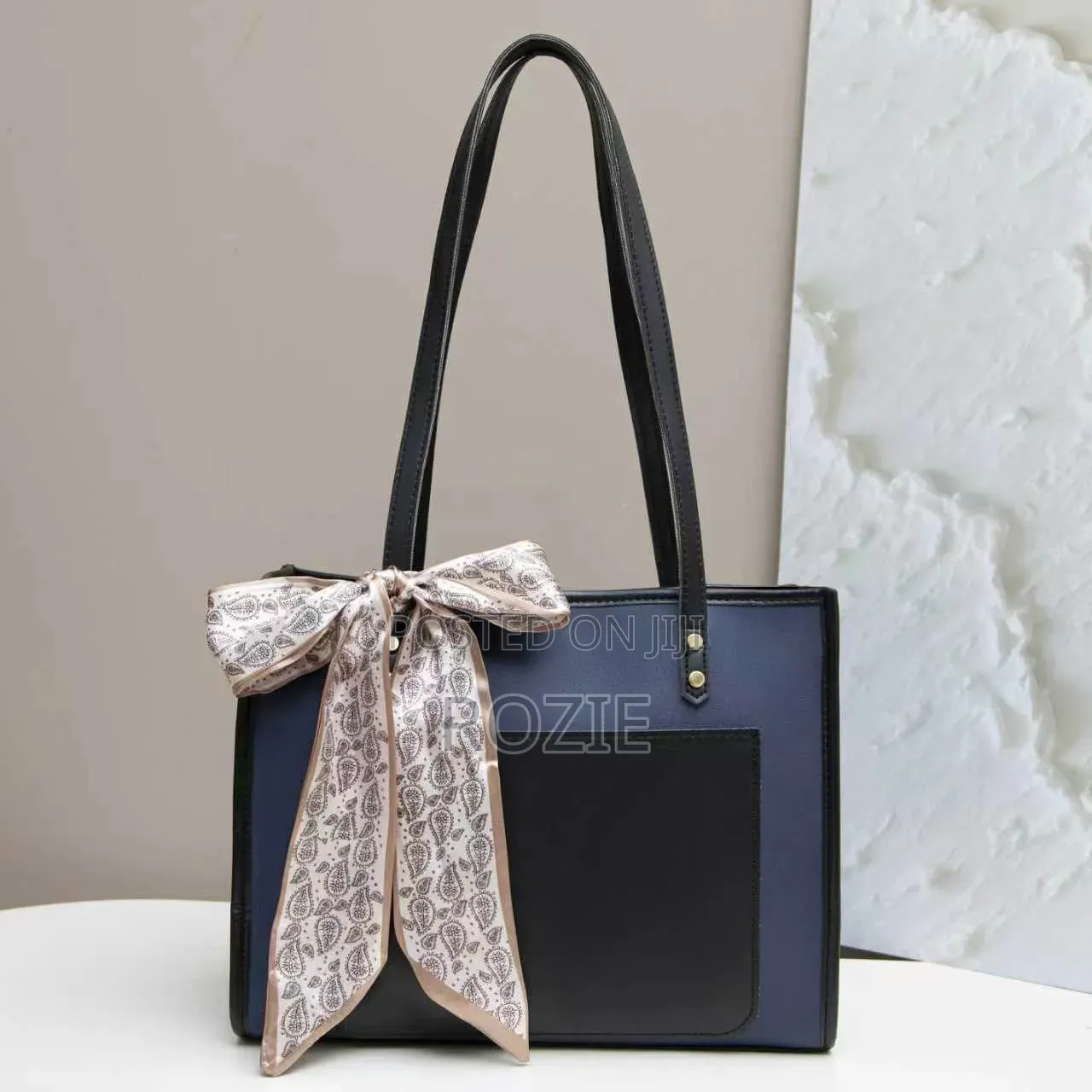 Black Women’s Tote Bag – Large Ladies Handbag for Work & Everyday Use