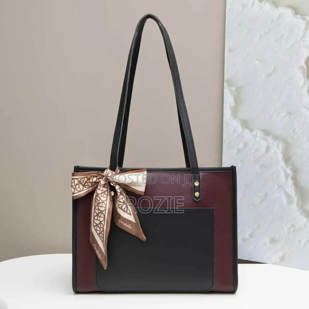 Black Women’s Tote Bag – Large Ladies Handbag for Work & Everyday Use