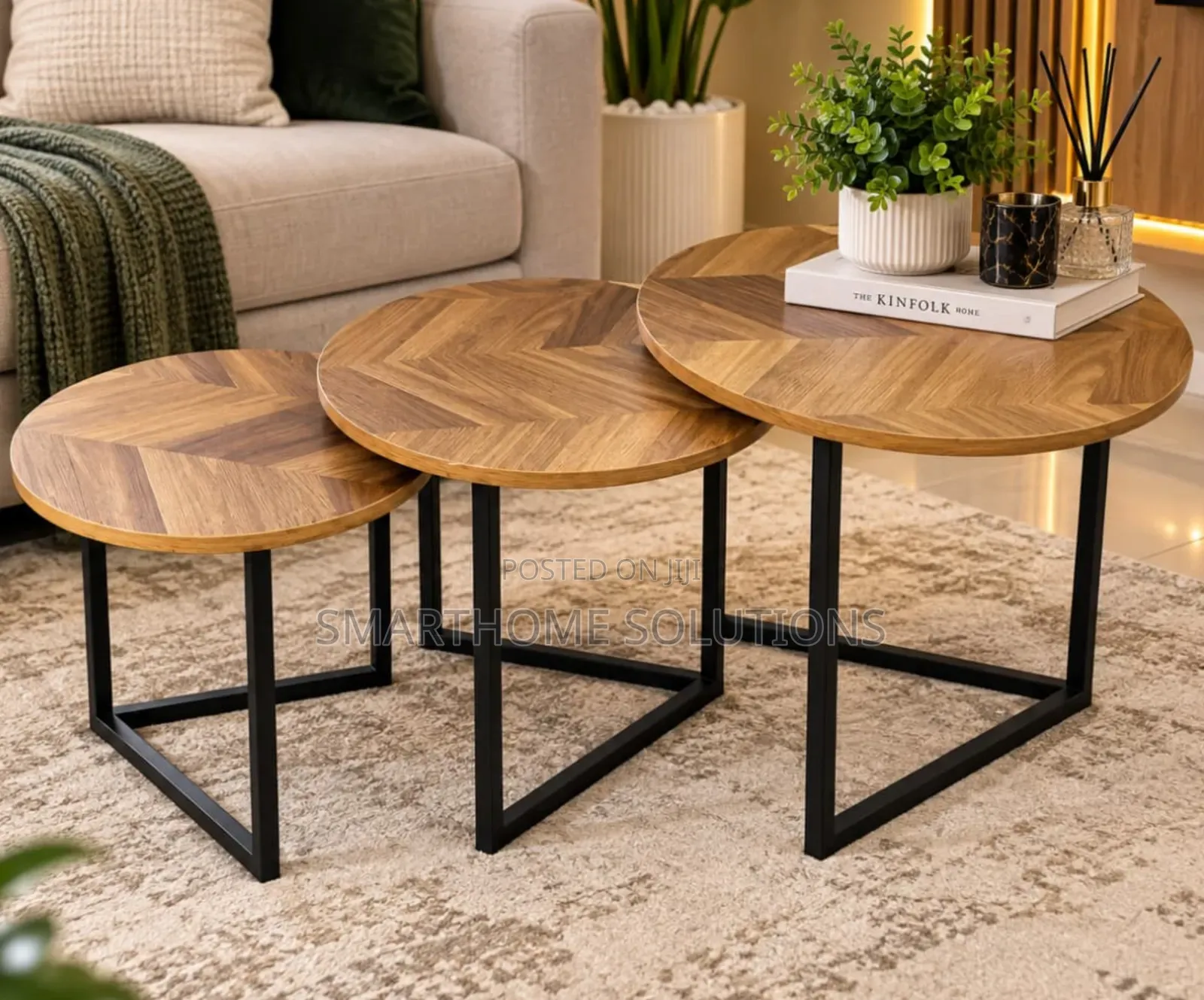 Modern 3 in 1 Executive Pure Marble Table