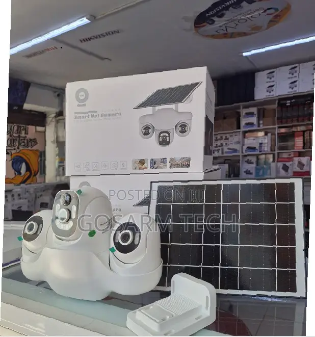 PTZ VTS30 Triple Lens Solar Camera 4G Outdoor Wireless CCTV Camera