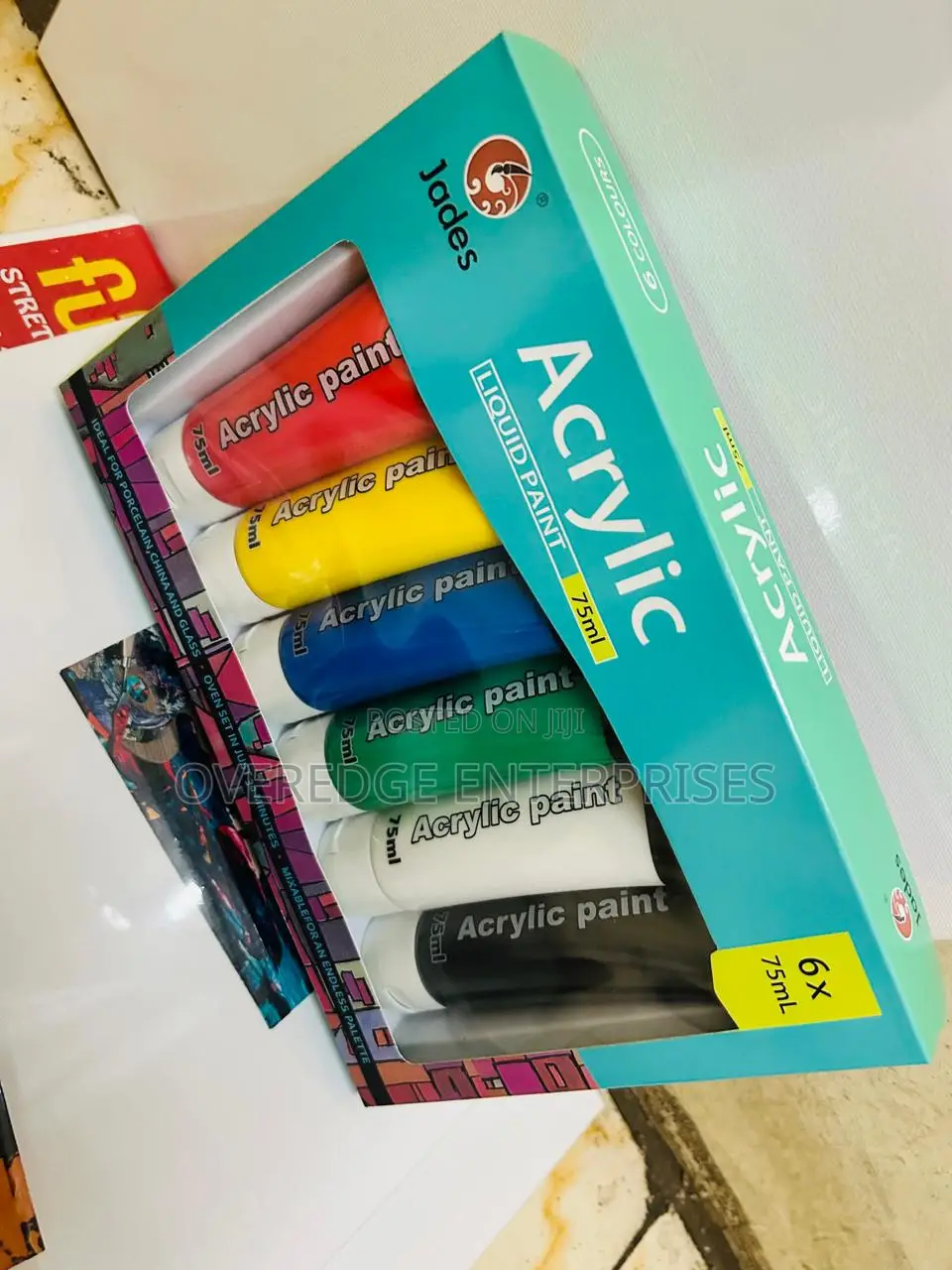 Multicolor Acrylic Liquid Paint 6 PCS