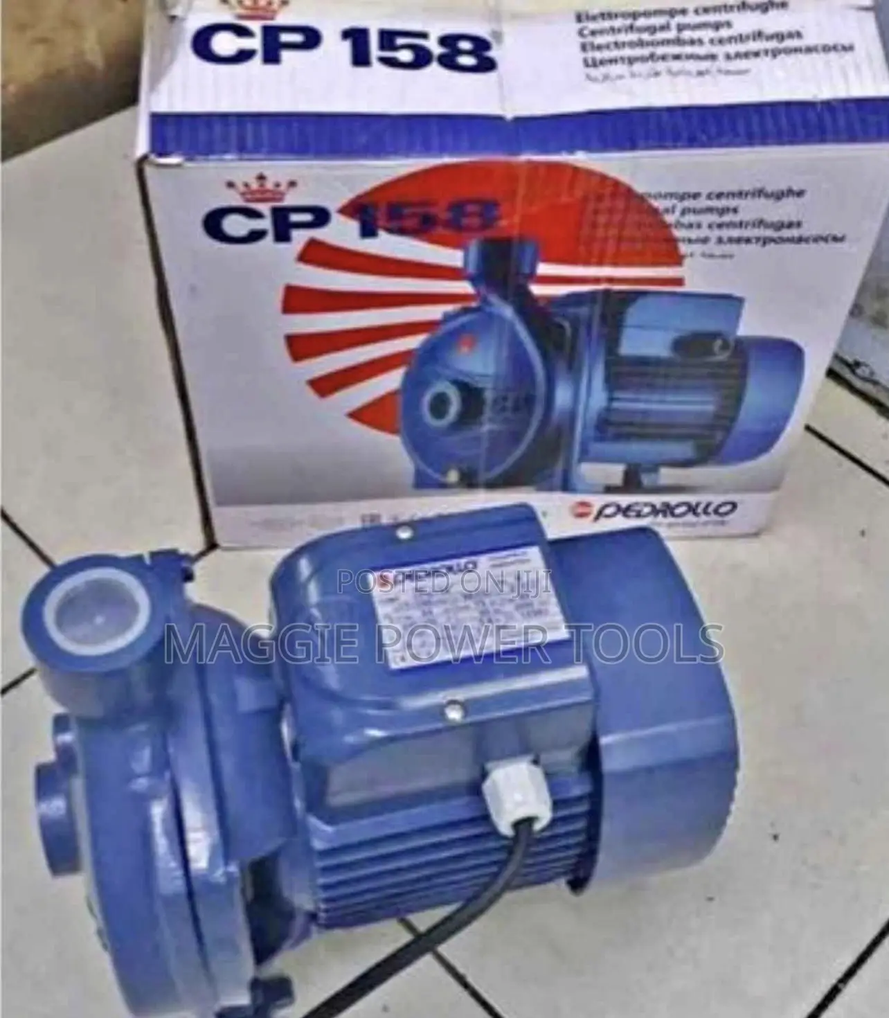 Pedrollo CP 158 Series Centrifugal Electric Water Pump/ 1hp Water Pump