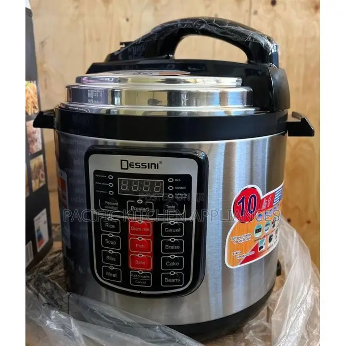 Dessini 6-Litre Electric Pressure Cooker With Digital Display