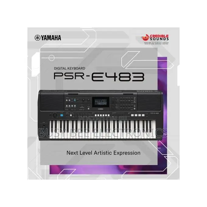 Yamaha PSR-E483 61-Key Touch-Sensitive Portable Keyboard