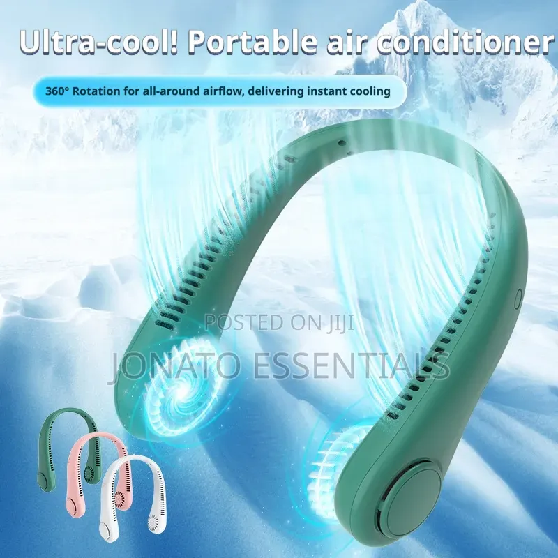 Portable Neck Fan Wearable Hands Free Cooling Fan Rechargeable
