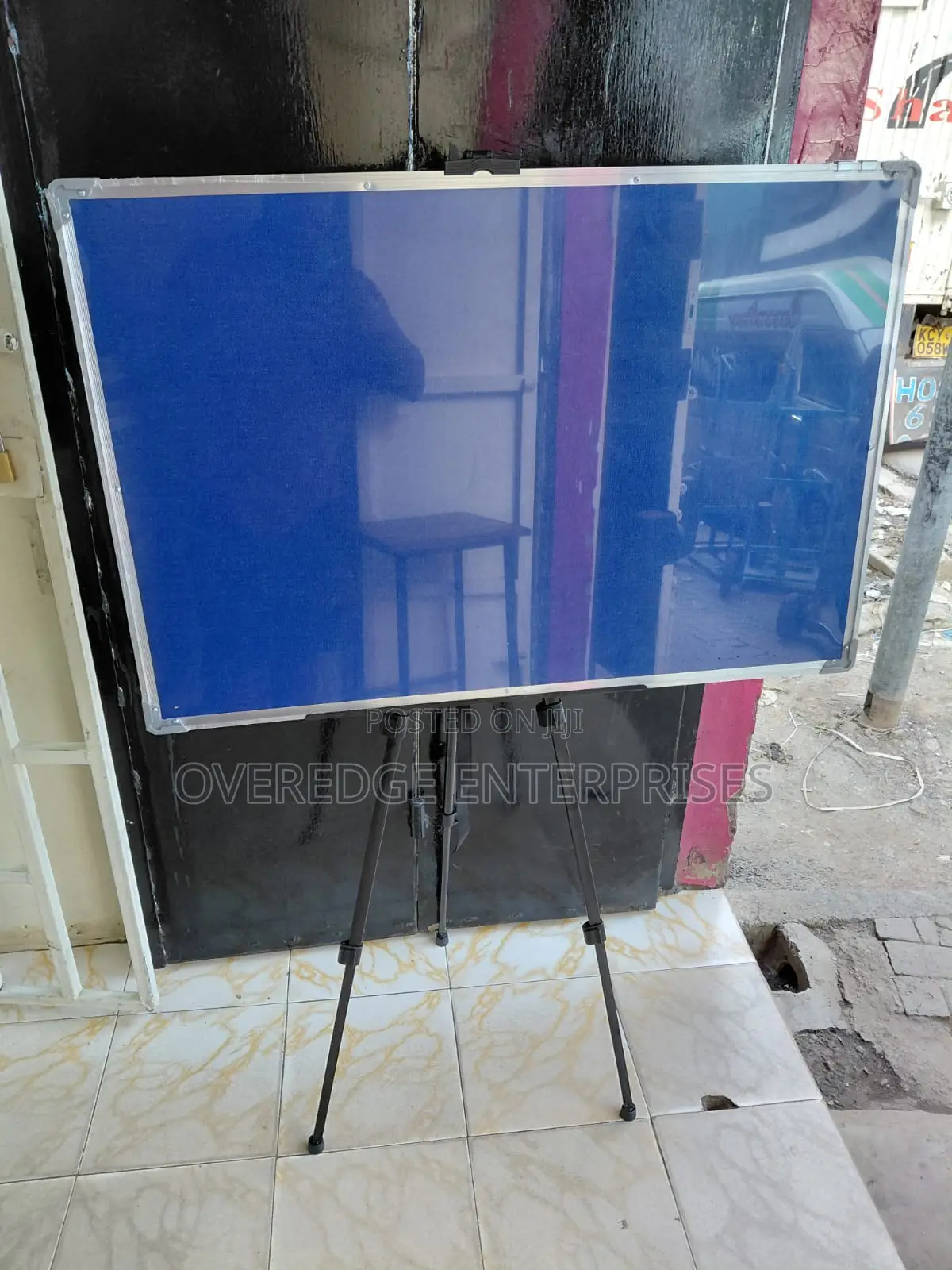 3ftx2ft Notice Board With Metal Easel Stand