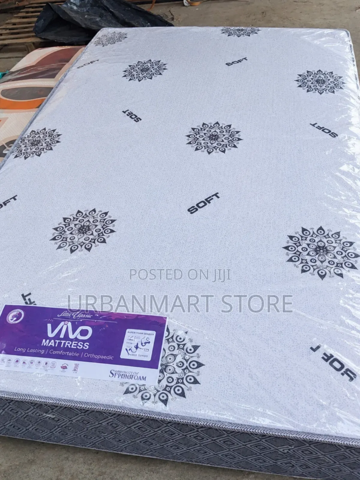 Soft 4×6 Memory Foam Bed Mattress Topper With Fitted Edges