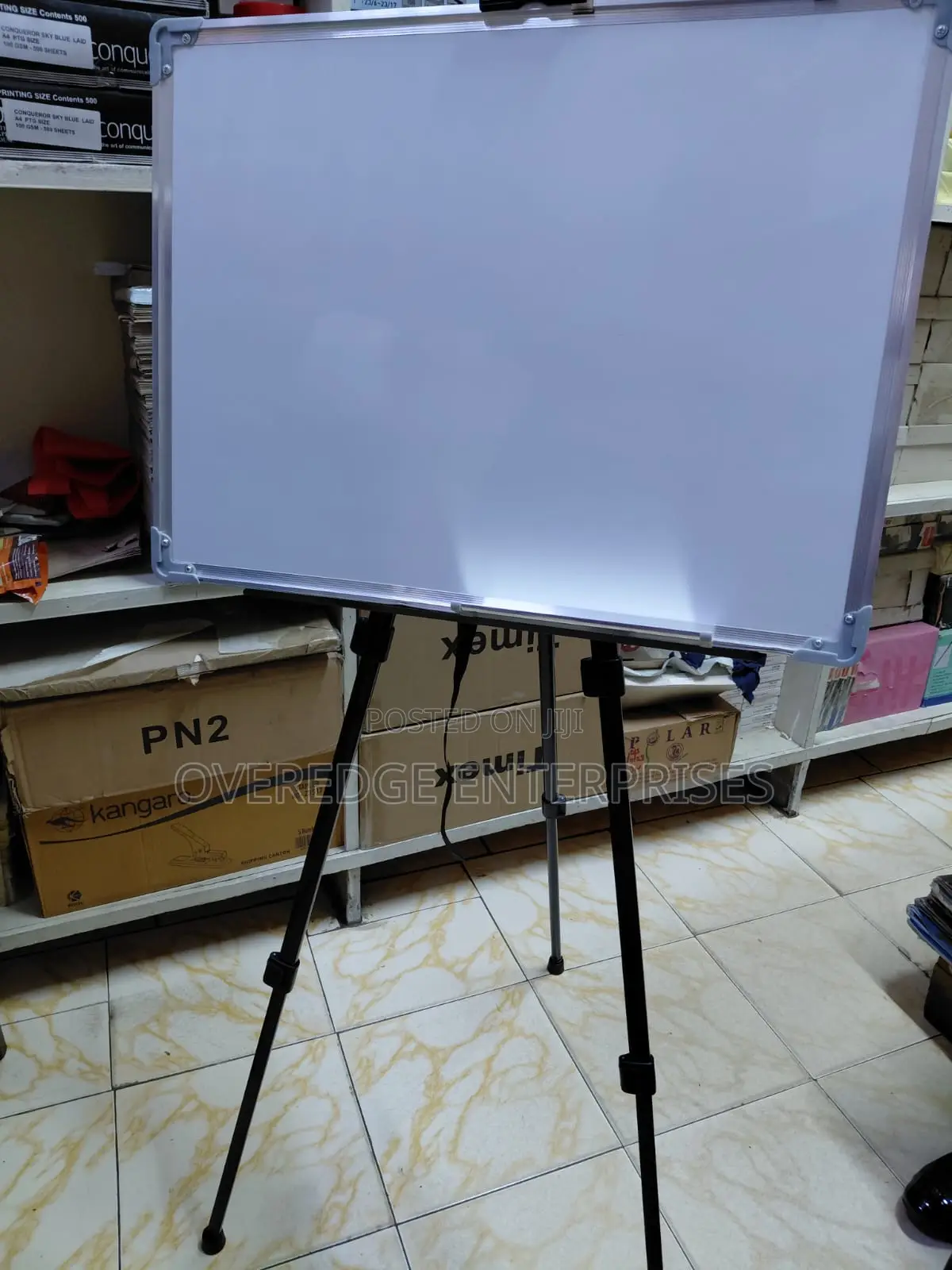 Dry Erase Whiteboard 3ftx2ft With Metallic Stand