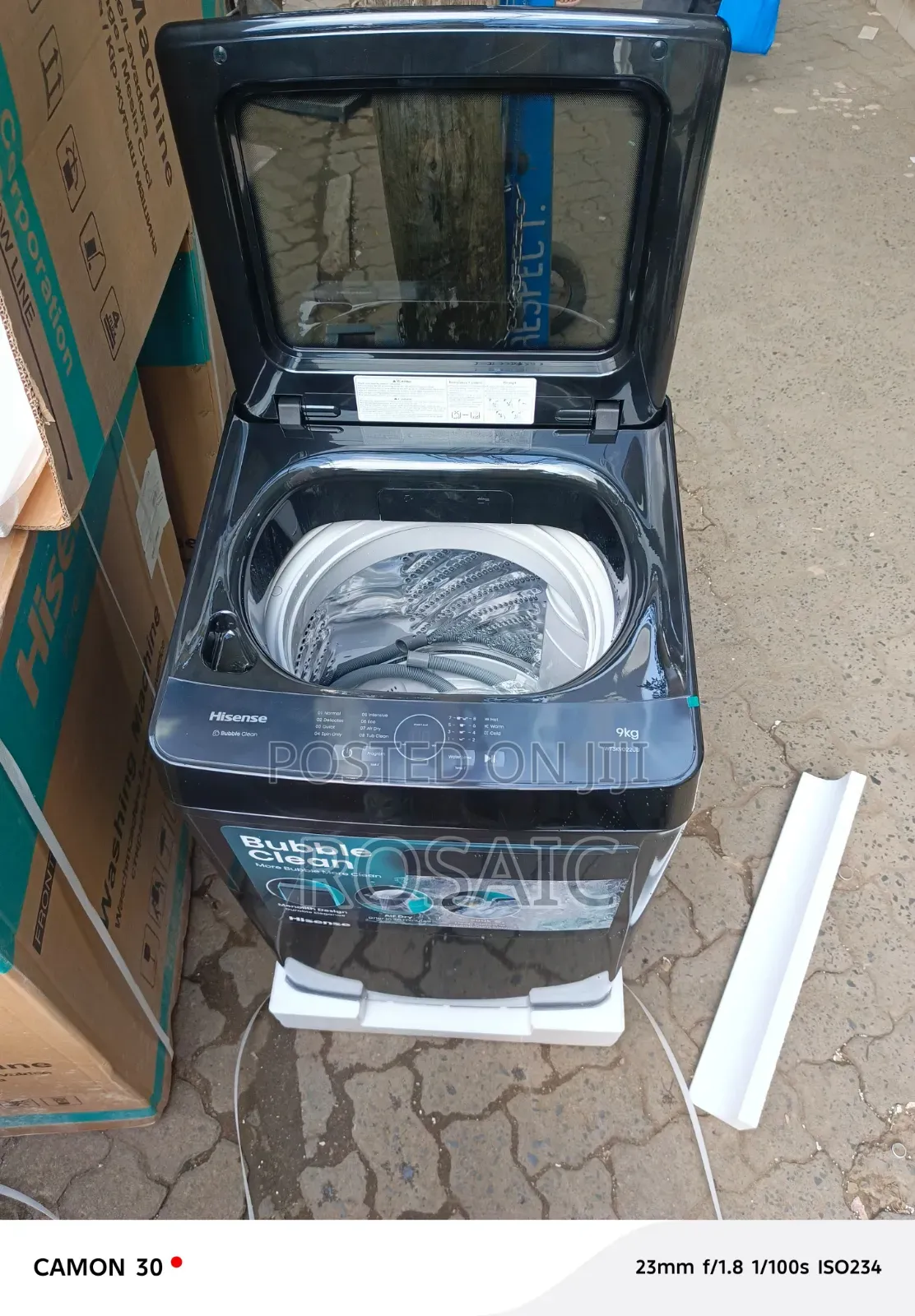 Hisense 9kgs Top Load Automatic Washing Machine.
