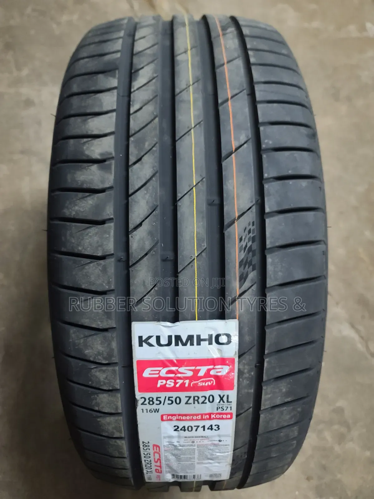 285 /50 R20 Kumho Tyres 116w x.l Escta Ps71