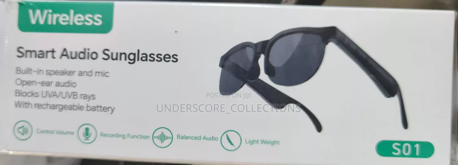 Bluetooth Wireless Smart Audio Sun Glasses
