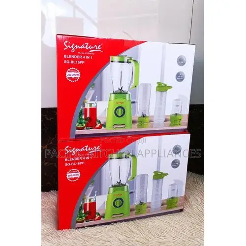 Signature 4 in 1 Blender With Grinder, Grinds Baby Supplements 1.25L