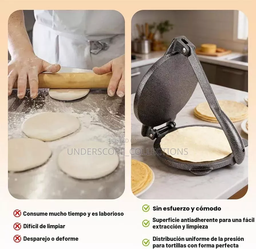 Alluminium Alloy Tortilla Press