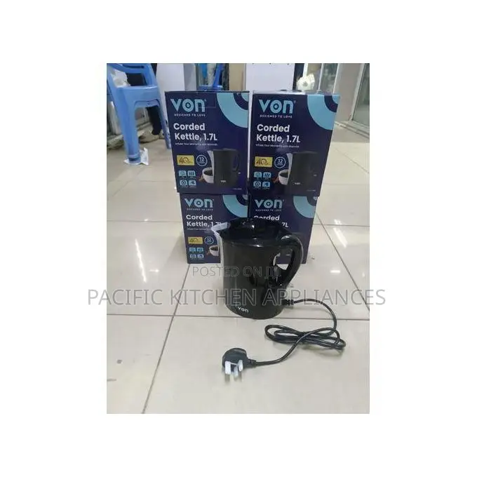 VON Hot Sale Cordless Automatic Electric Kettle 1.7 Litres
