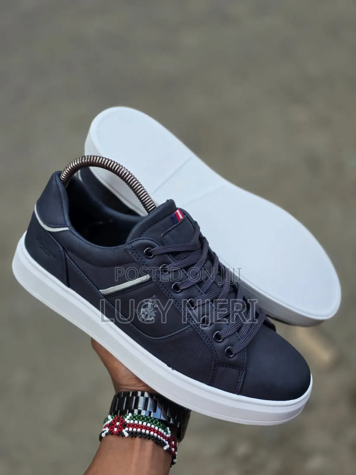 U.S Polo Assn Navy Mens Shoes